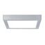 Silbernes LED-Panel 'Lunar' quadratisch