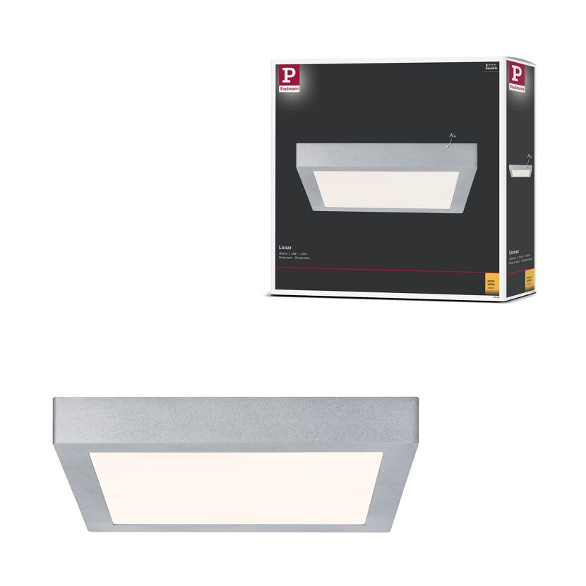 LED-Panel 'Lunar' und Verpackung