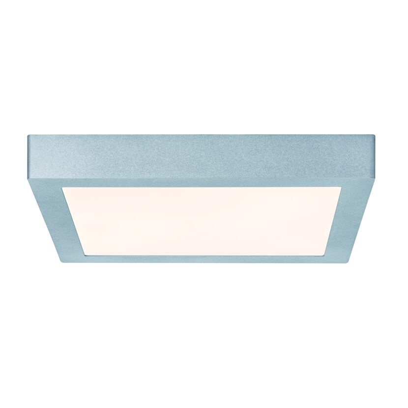 Quadratische LED-Deckenleuchte, chrom