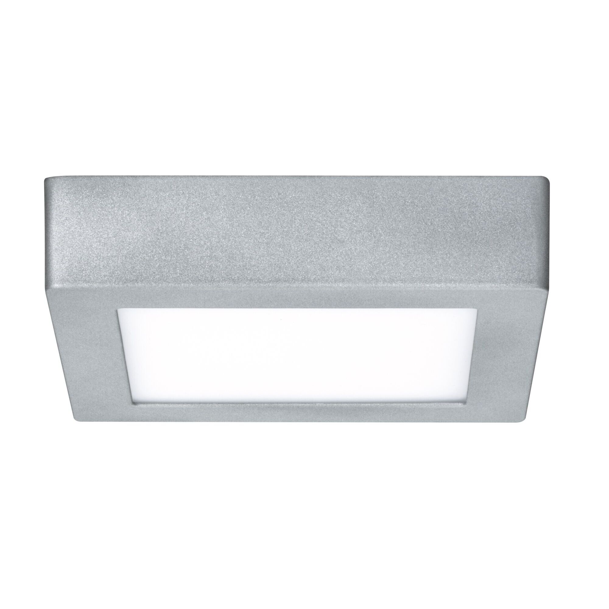Leuchtendes LED-Panel 'Lunar' in Silber.