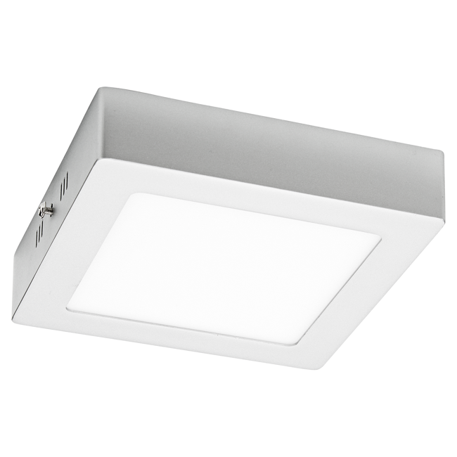 Bild von LED-Panel 'Lunar' chrom, matt, eckig