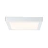 Weißes LED-Panel 'Lunar' leuchtet warmweiß