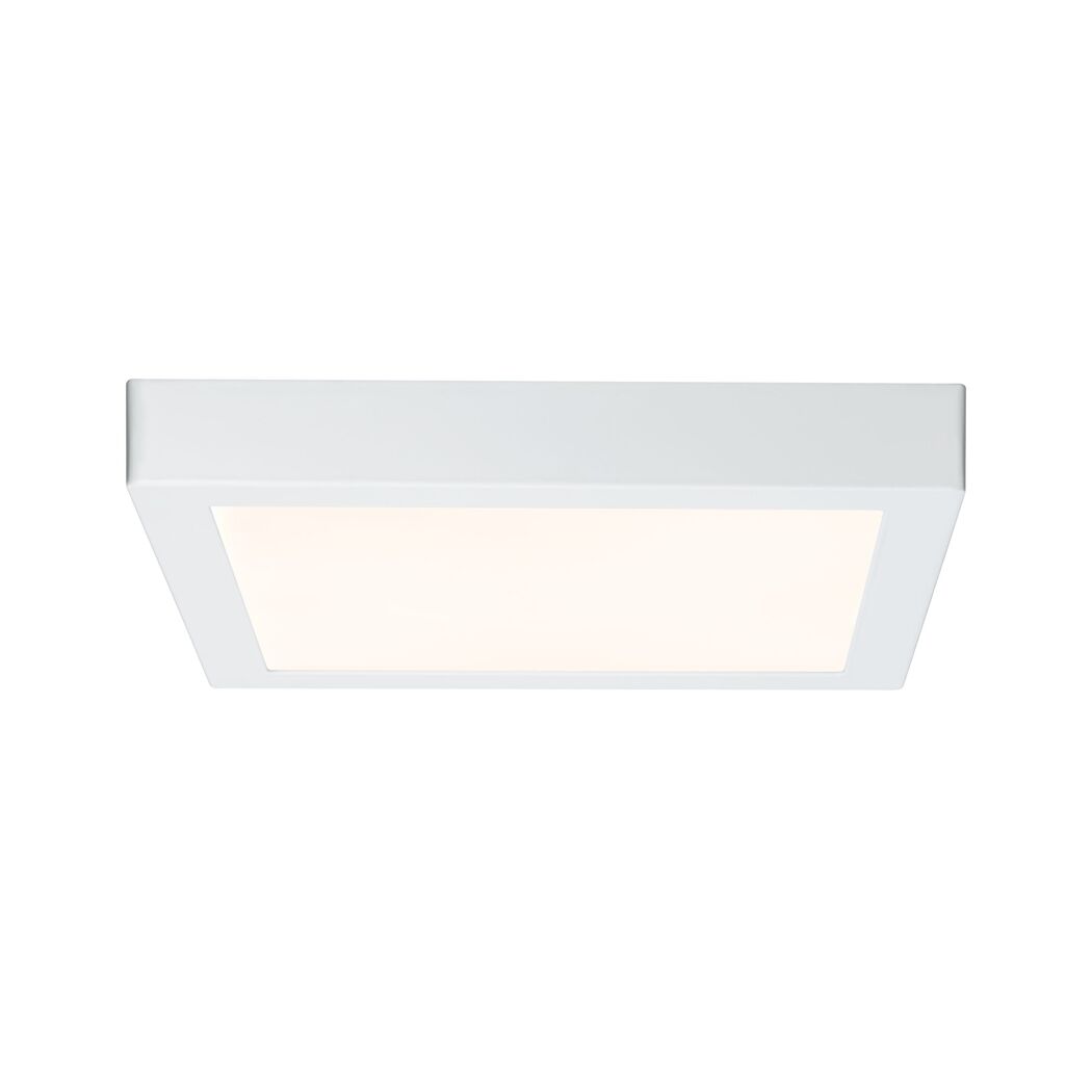 Weißes LED-Panel 'Lunar' leuchtet warmweiß
