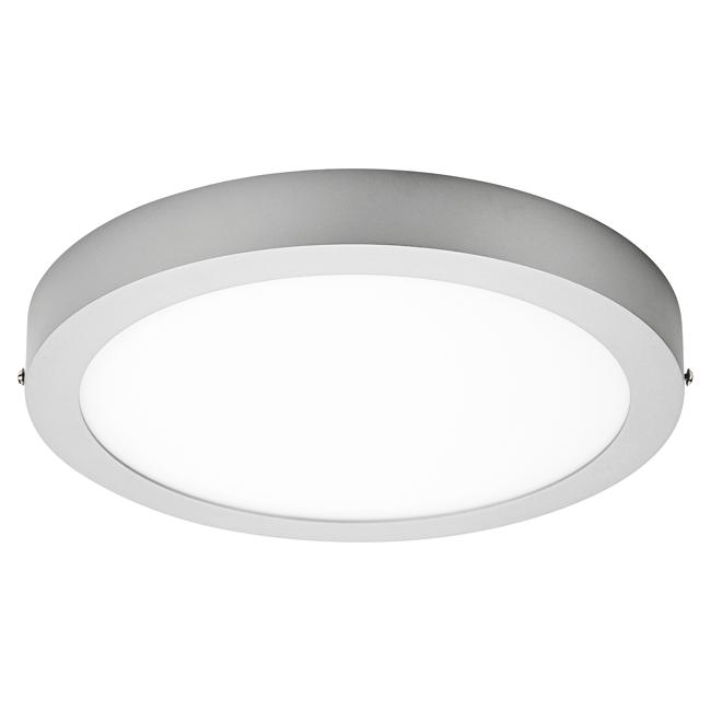 Bild von LED-Panel 'Lunar' chrom, matt, rund