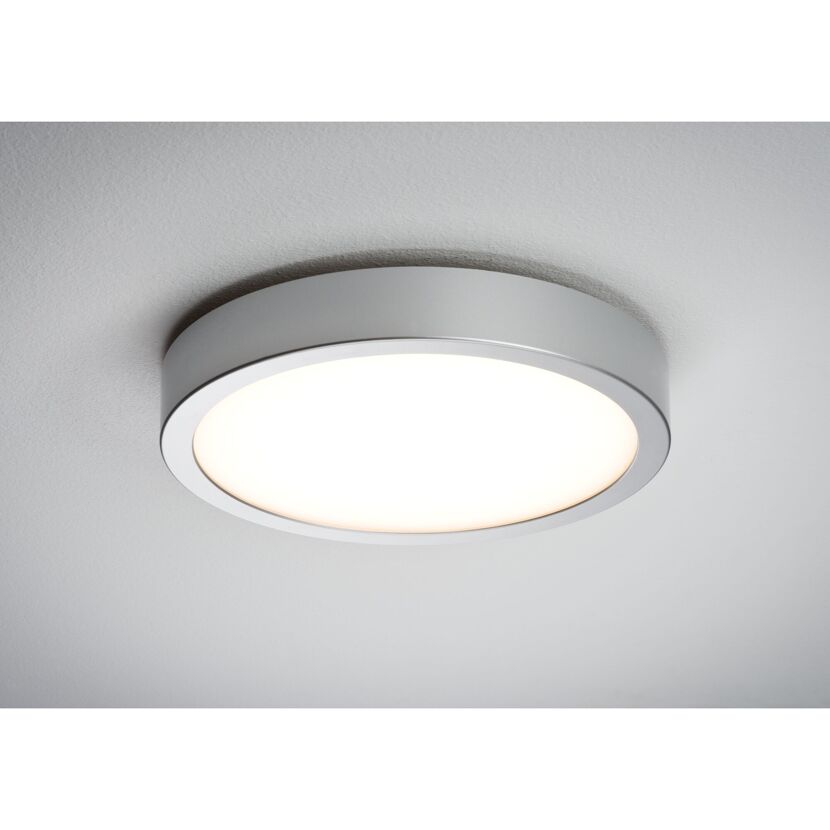 LED-Panel 'Lunar' chrom, matt, 22 cm