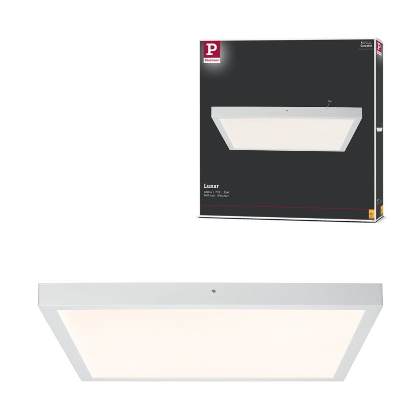 LED-Panel 'Lunar' 25 W 3200 lm warmweiß 60 x 3,9 x 60 cm