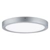 Silbernes LED-Panel 'Lunar' rund