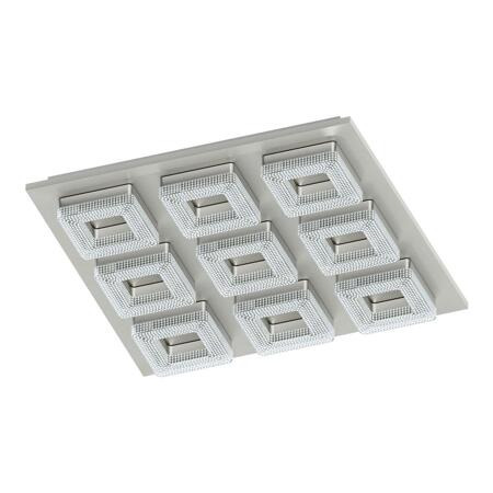 2. Bild von LED-Deckenleuchte 'Fradelo' silbern 9-flammig