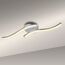 LED-Deckenleuchte 'Go' 480 lm 2-flammig, silbern