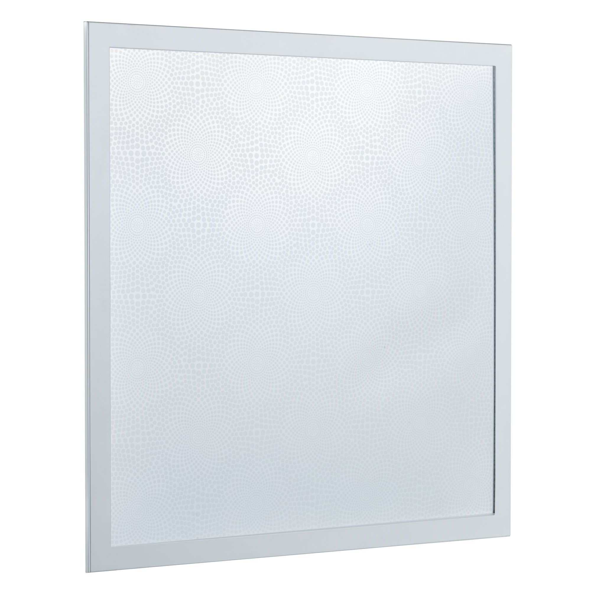 Deckenleuchte 'Lumix Pattern' 800 lm 11,5 W 50 x 50 cm aluminiumfarben + product picture