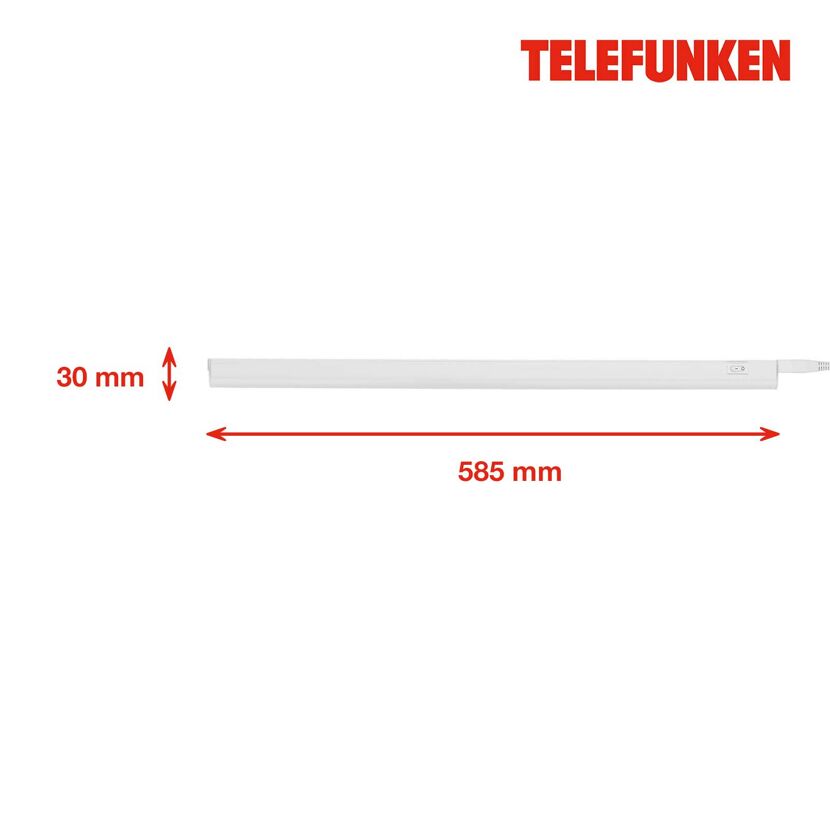 LED-Unterbauleuchte 'Poseidon' weiß 900 lm
