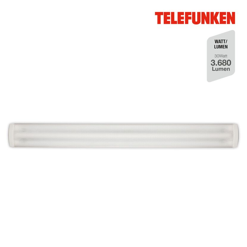 LED-Deckenleuchte 'Artemis' weiß 3680 lm, 128,2 x 13,7 cm