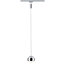 Verkleinertes Bild von LED-Pendel URail System 'Capsule II'  6 W Chrom matt/Chrom, dimmbar