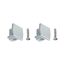 Endkappe URail Universal 2er Pack Chrom matt