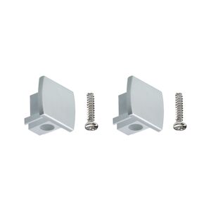 Endkappe URail Universal 2er Pack Chrom matt