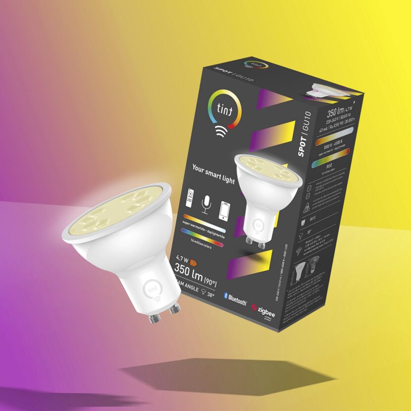 LED-Leuchtmittel 'tint' dimmbar Reflektor GU10 9 W 350 lm RGB - tunable white