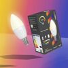 LED-Leuchtmittel 'tint' dimmbar Kerze E14 6 W 470 lm RGB - tunable white