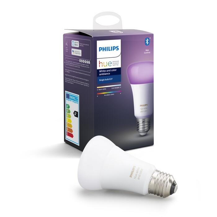 Philips Hue LED-Lampe 'Hue White & Color Ambiance' E27 5 9,5 W ǀ toom