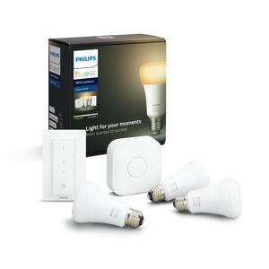 Starter-Set 'Hue White Ambiance' inkl. 3 x LED-Lampe E27 9,5 W und Dimmschalter