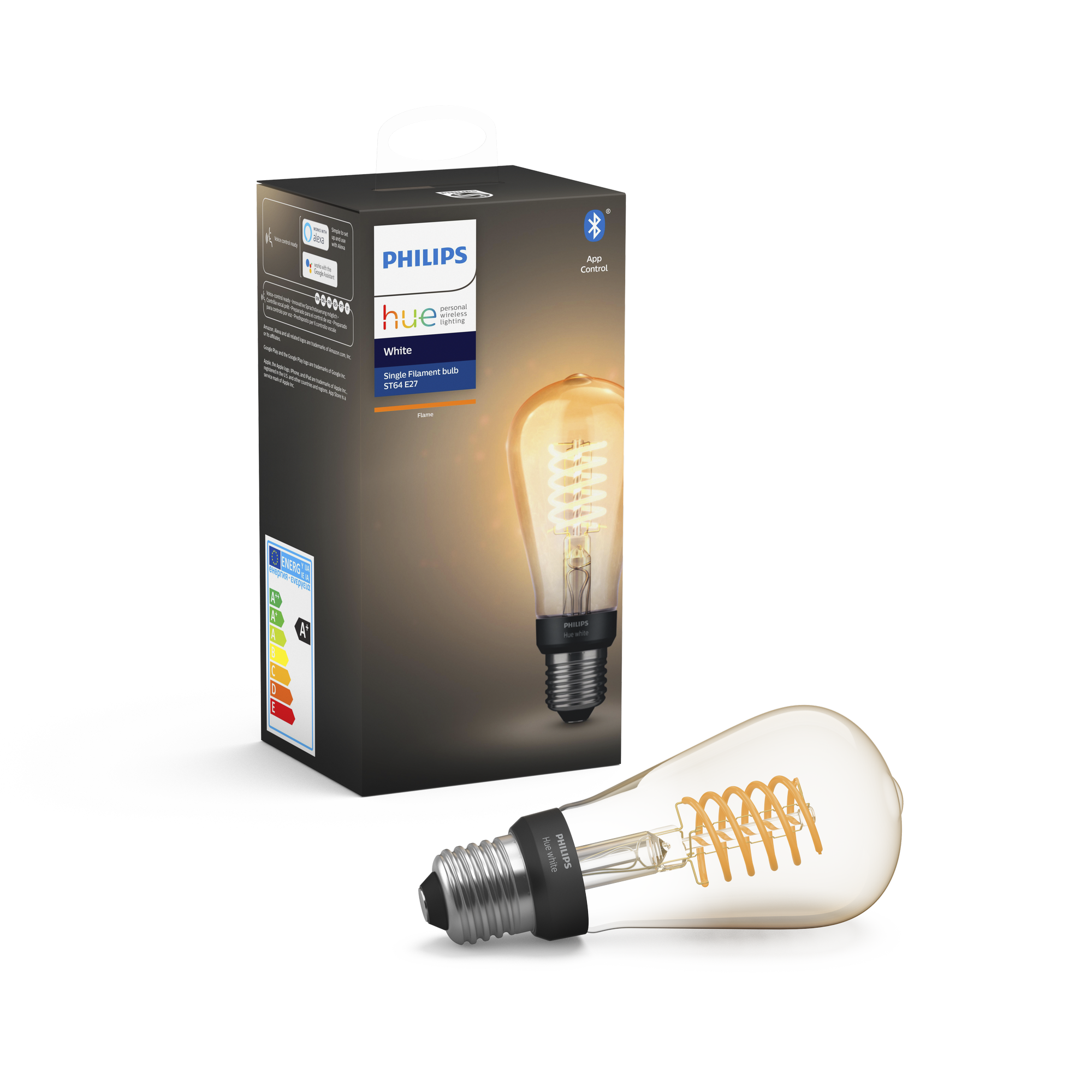 Philips LED-Lampe 'Hue' Filament ST64 White E27 Einzelpack 9W ǀ toom