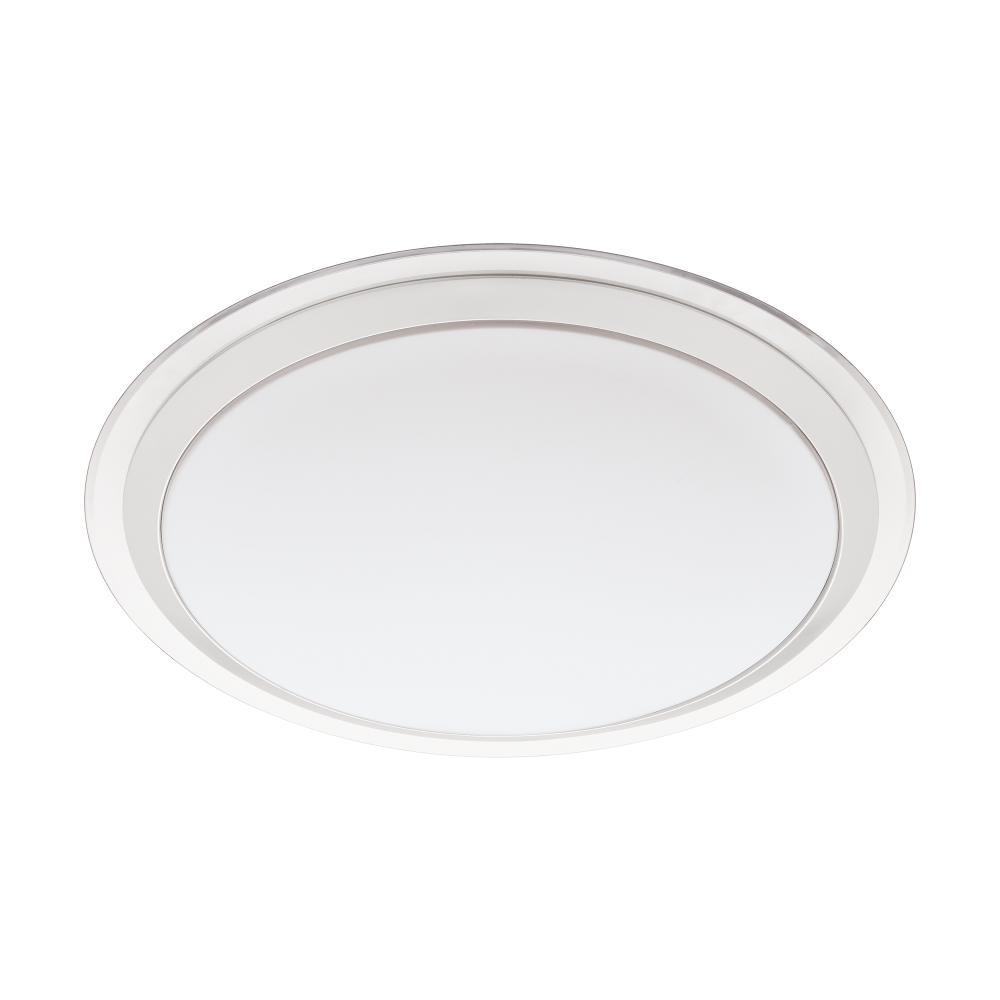 LED Deckenleuchte 'Competa-C' Stahl Kunststoff weiß, silber, klar + product picture