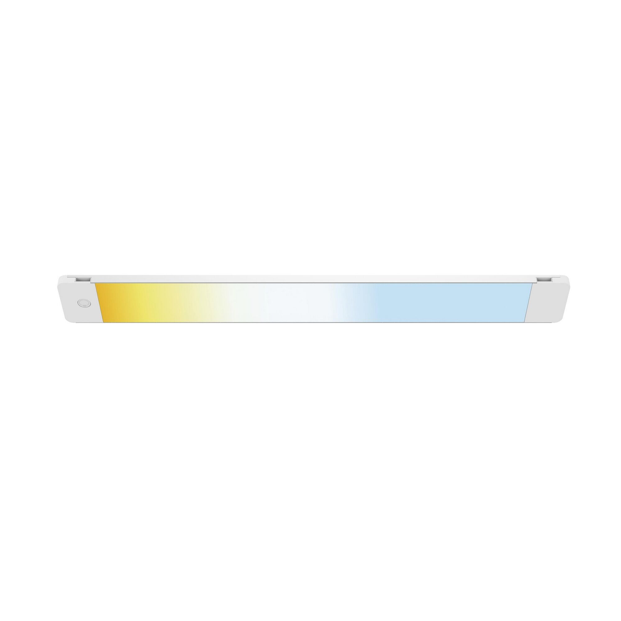 LED-Unterbauleuchte 'Alba' mit Farbverlauf von warm- zu kaltweißem Licht.