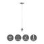 Pendelleuchte Basic Stahl matt E27