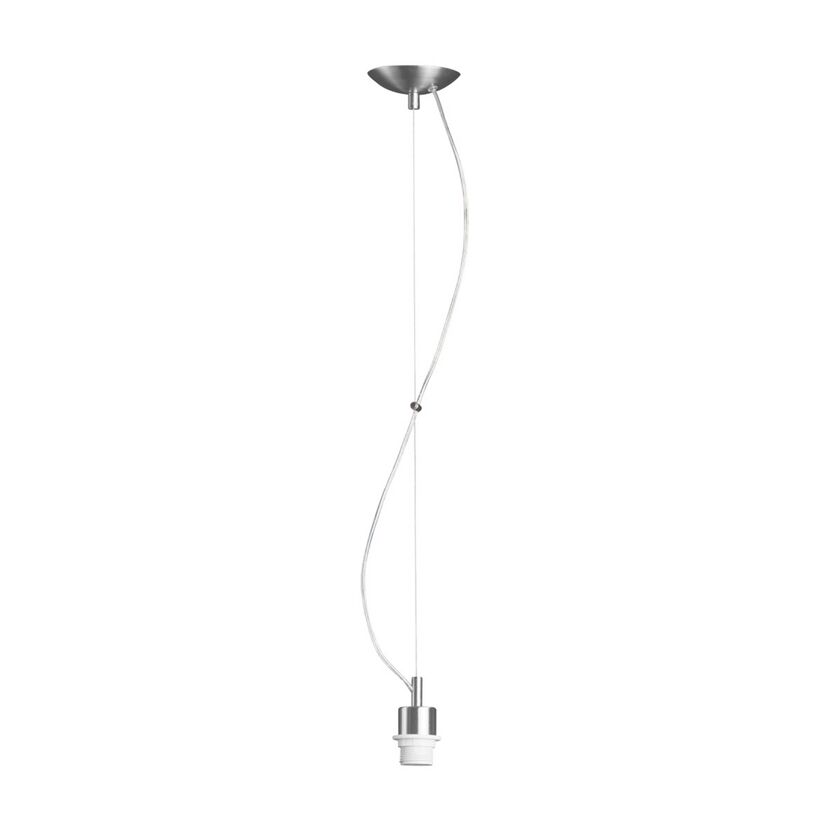 Pendelleuchte Basic Deluxe Stahl matt E27