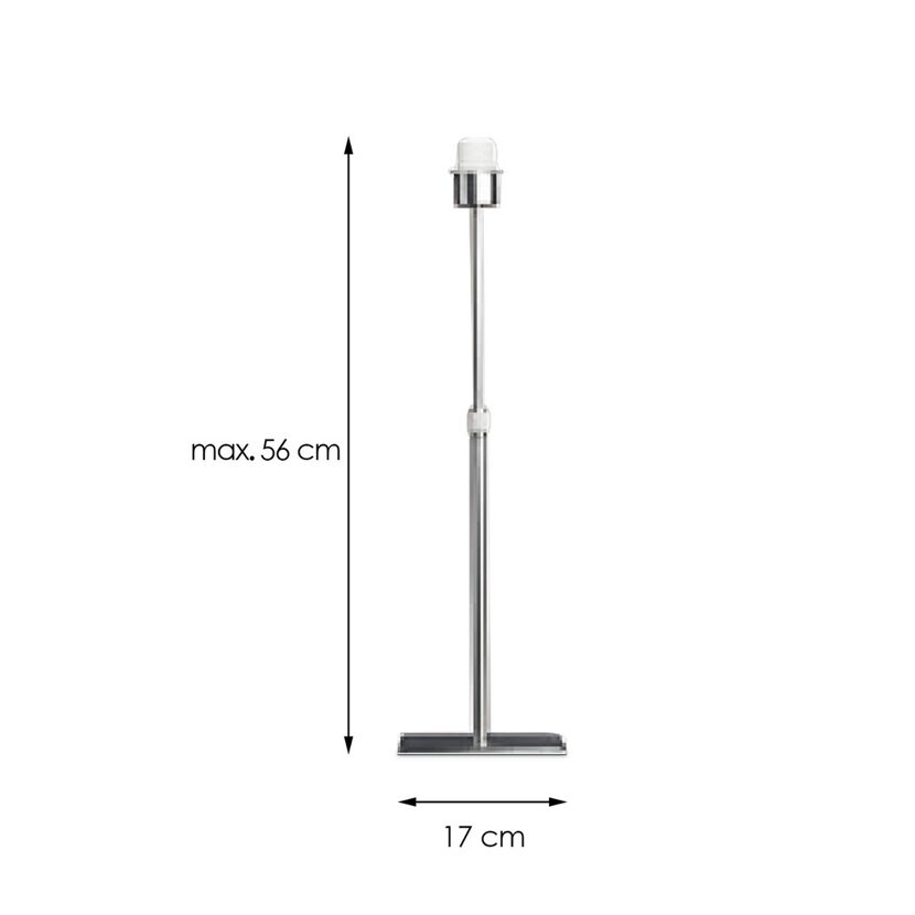 Tischleuchte Bobo, Stahl, matt, Höhe maximal 56 cm