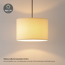 Lampenschirm 'Home Sweet Home' beige Ø 35 x 21 cm