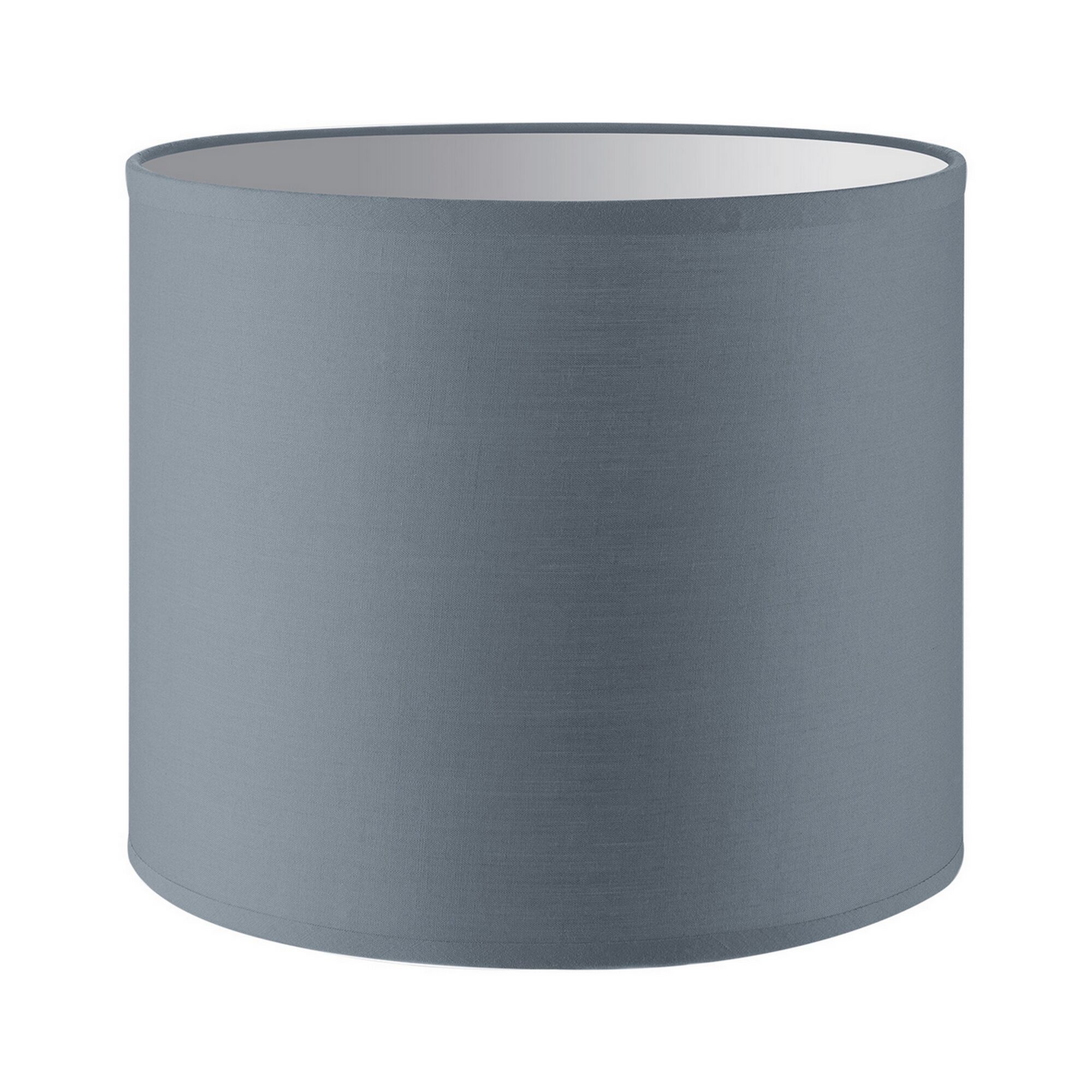 Runder, lichtgrauer Lampenschirm