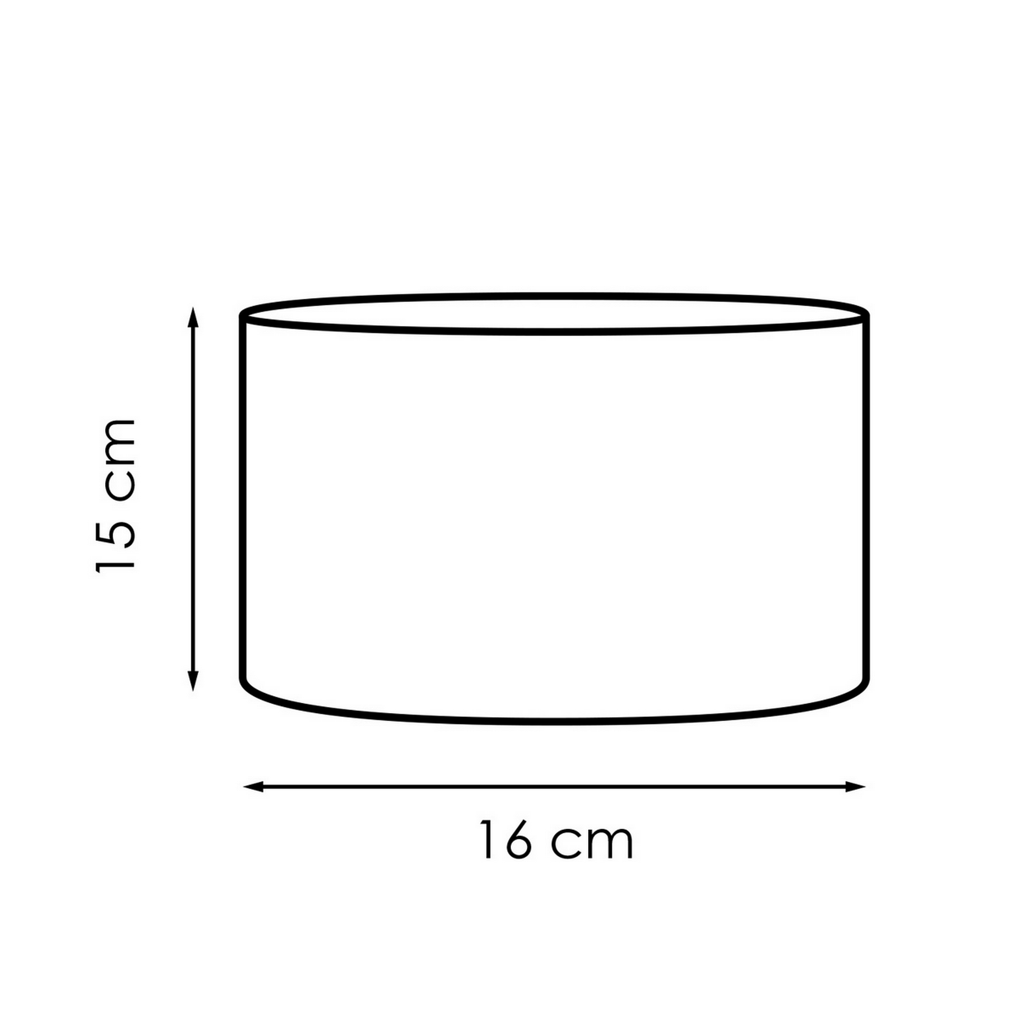 Lampenschirm 'Home Sweet Home' anthrazit Ø 16 x 15 cm + product picture