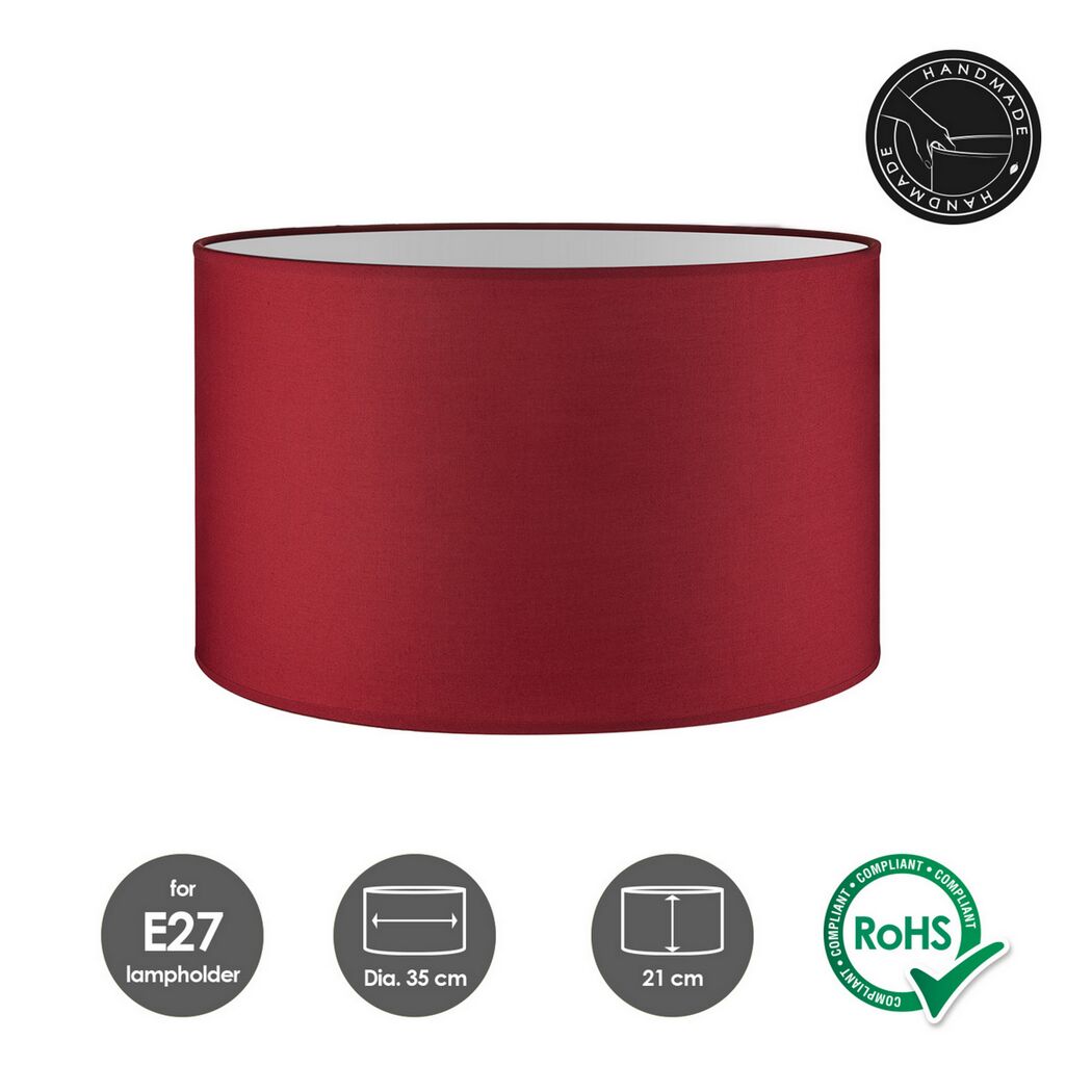 Roter Lampenschirm