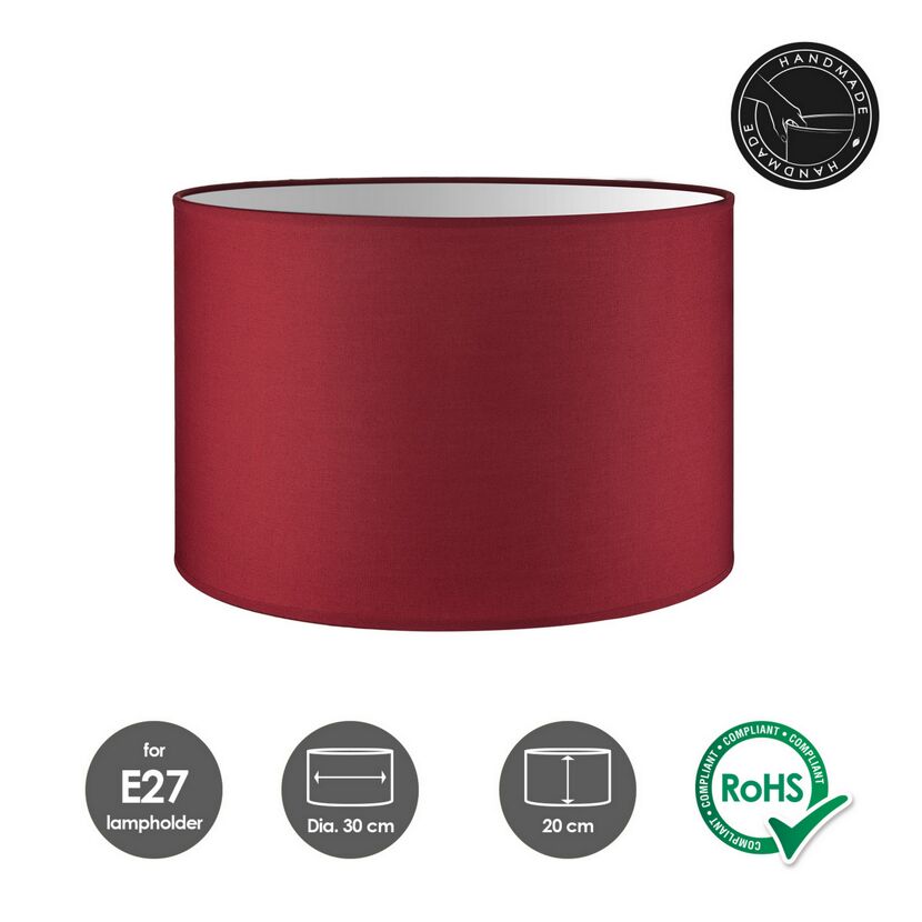 Roter Lampenschirm