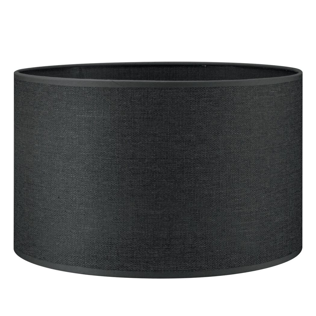 Grauer Lampenschirm aus Canvas