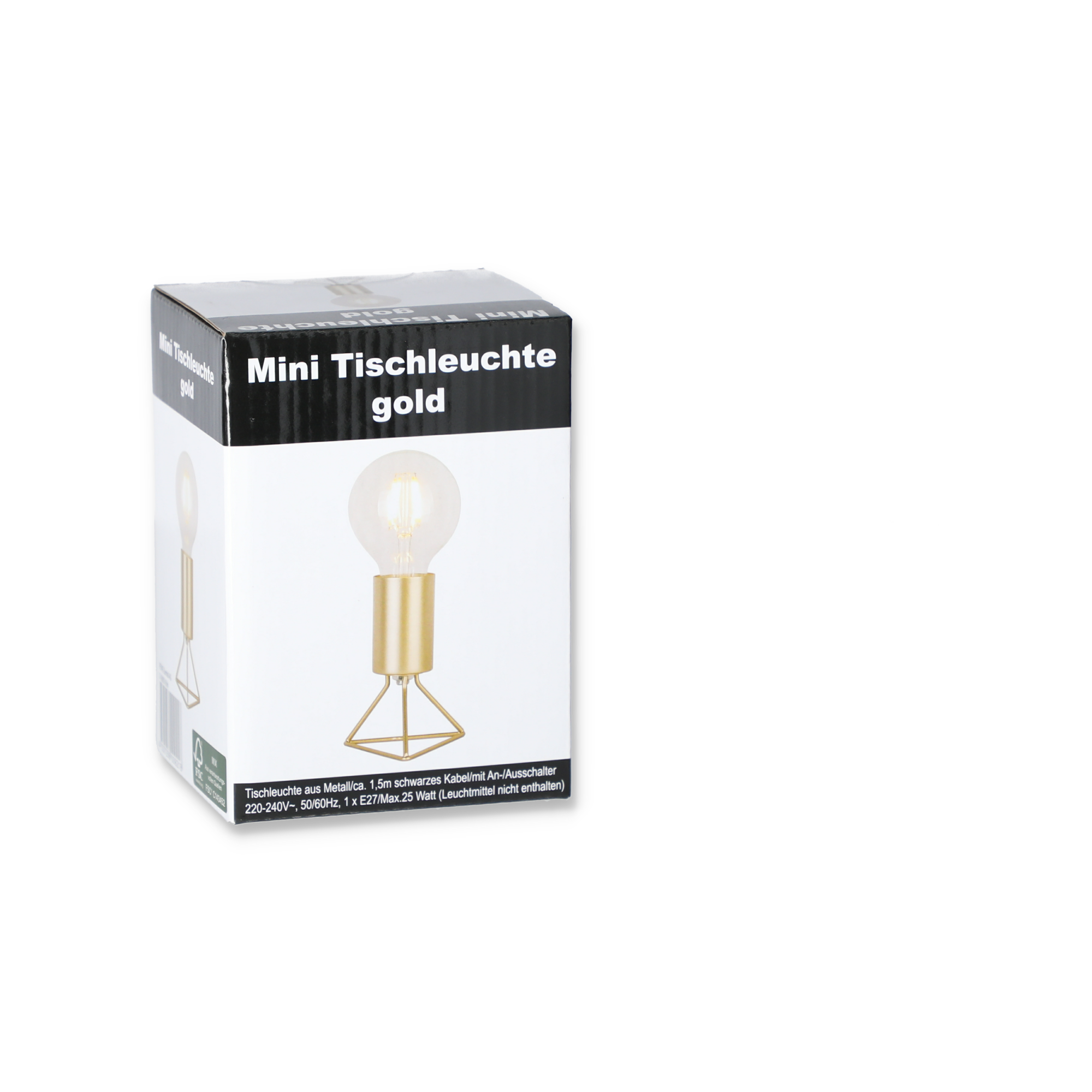 Tischleuchte 'Mini' gold 8,8 x 12,5 cm + product picture