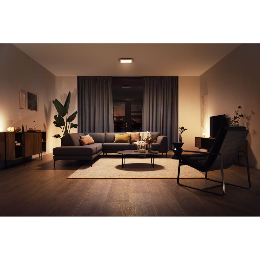 LED-Panelleuchte 'Hue White Ambiance Aurelle' eckig, weiß 2200 lm