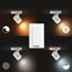 Verkleinertes Bild von LED-Spot 'Hue White Ambiance Runner' 1-flammig 250 lm inkl. Dimmschalter