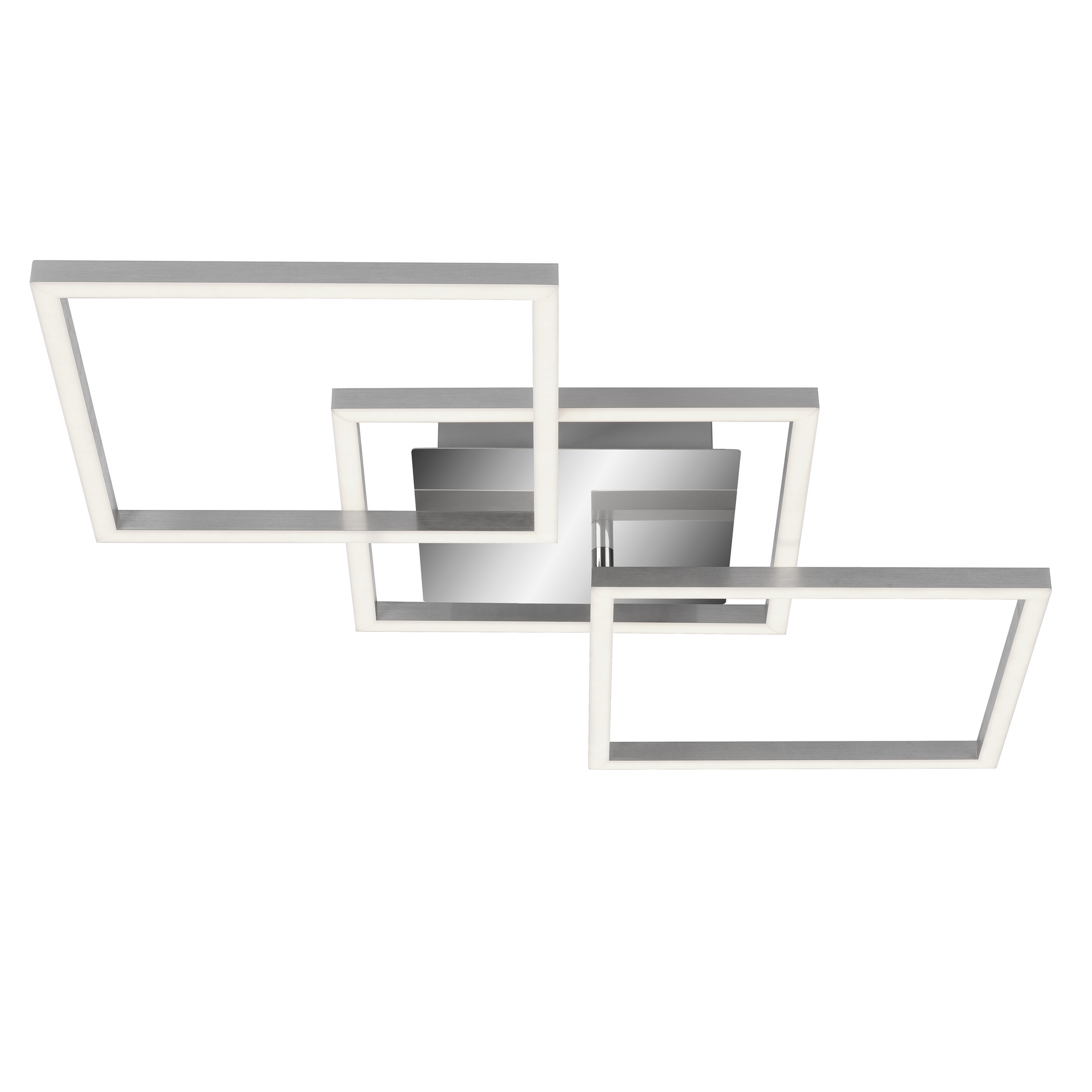 LED-Deckenleuchte 'Frame' chrom-/aluminiumfarben, 2600 lm, 36,8 x 76,3 cm + product picture