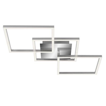 2. Bild von LED-Deckenleuchte 'Frame' chrom-/aluminiumfarben, 2600 lm, 36,8 x 76,3 cm