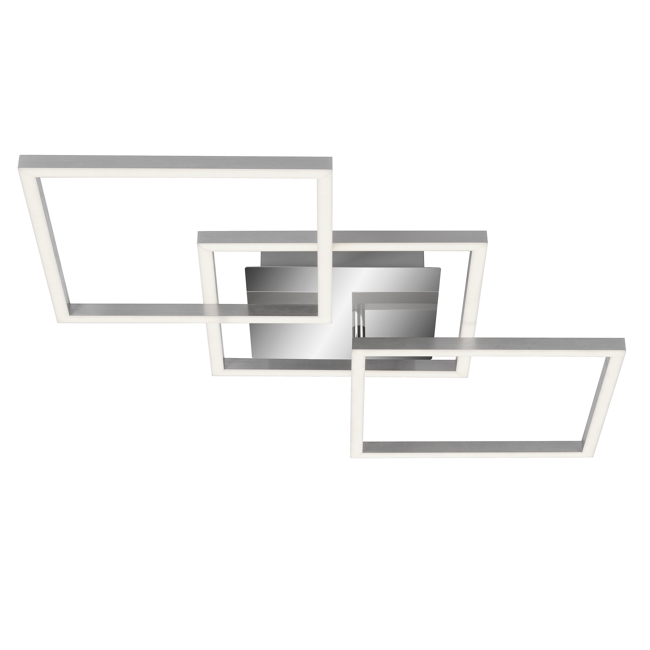 Bild von LED-Deckenleuchte 'Frame' chrom-/aluminiumfarben, 2600 lm, 36,8 x 76,3 cm