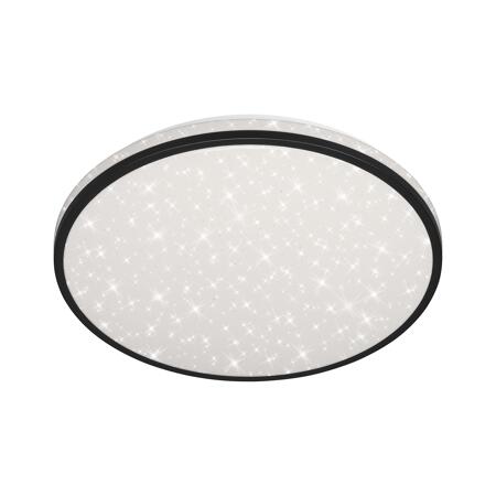 2. Bild von LED-Deckenleuchte 'Skizo' mit Sternendekor, schwarz, 2400 lm, Ø 38 cm