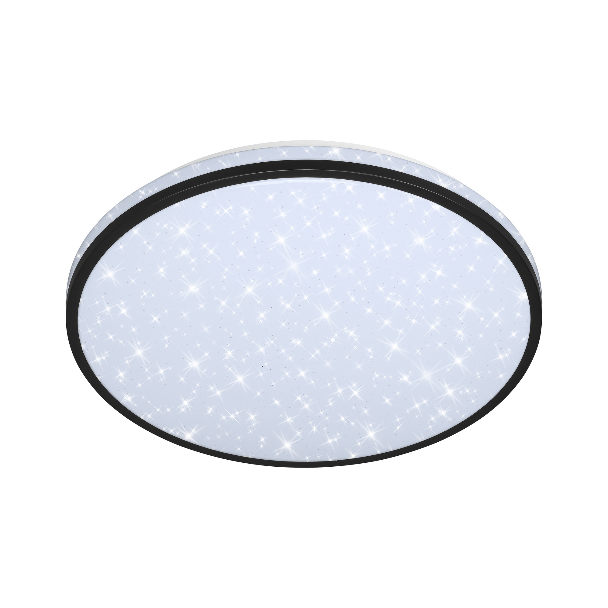 LED-Deckenleuchte 'Skizo' mit Sternendekor, schwarz, 2400 lm, Ø 38 cm + product picture