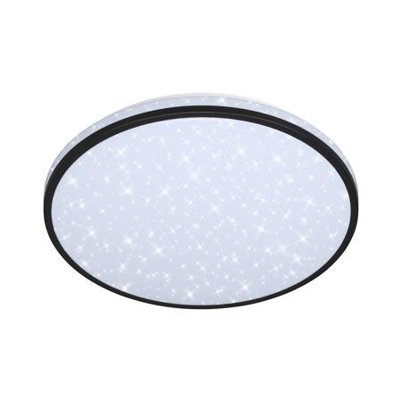 3. Bild von LED-Deckenleuchte 'Skizo' mit Sternendekor, schwarz, 2400 lm, Ø 38 cm