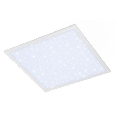 3. Bild von LED-Deckenleuchte 'Pallas' mit Sternendekor, weiß, 2400 lm, 45 x 45 cm