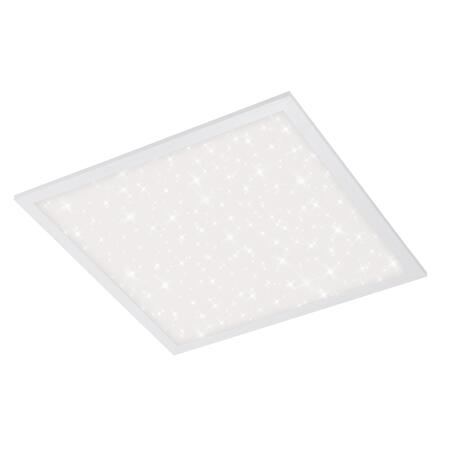 4. Bild von LED-Deckenleuchte 'Pallas' mit Sternendekor, weiß, 2400 lm, 45 x 45 cm