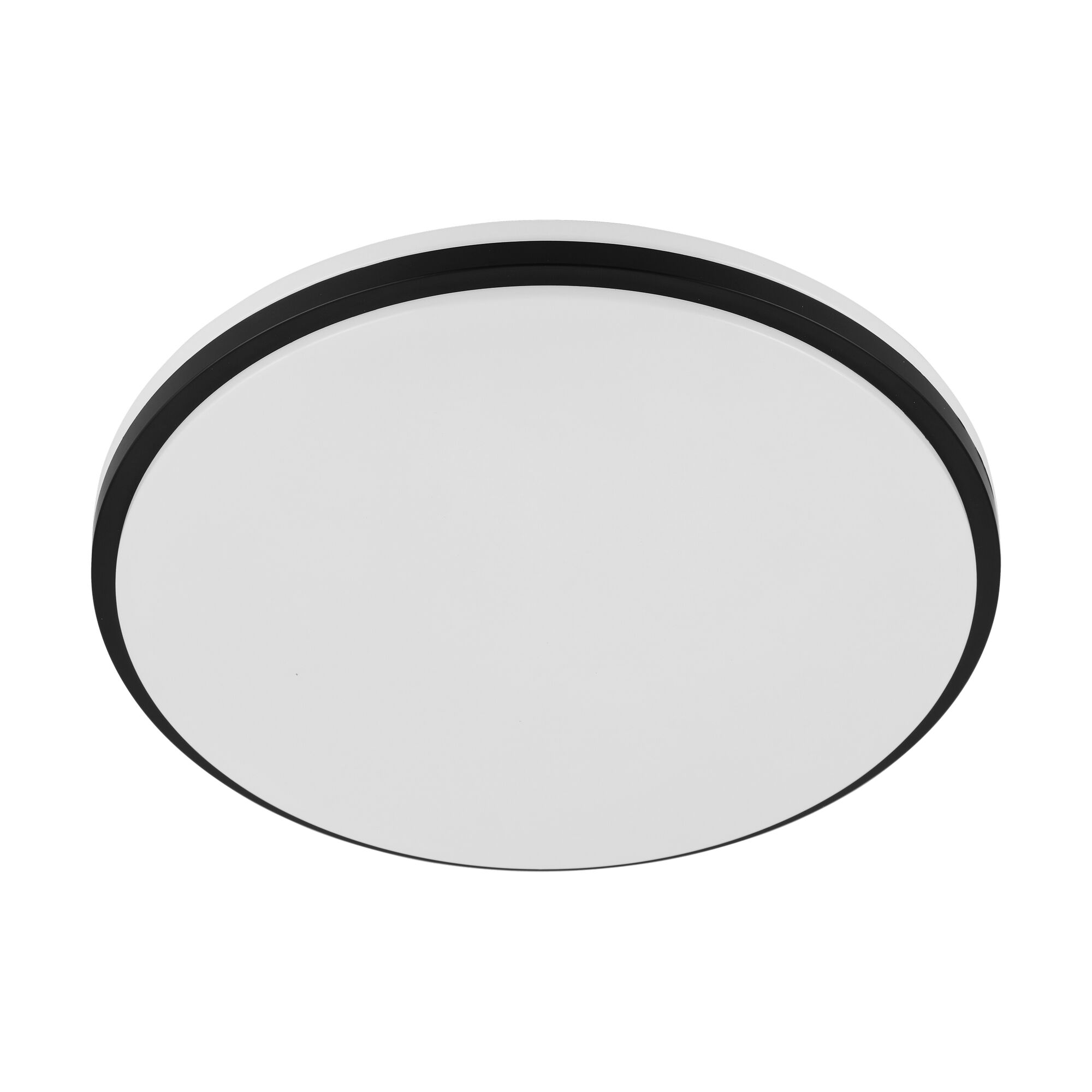 runde LED Deckenleuchte mit schwarzem Rand