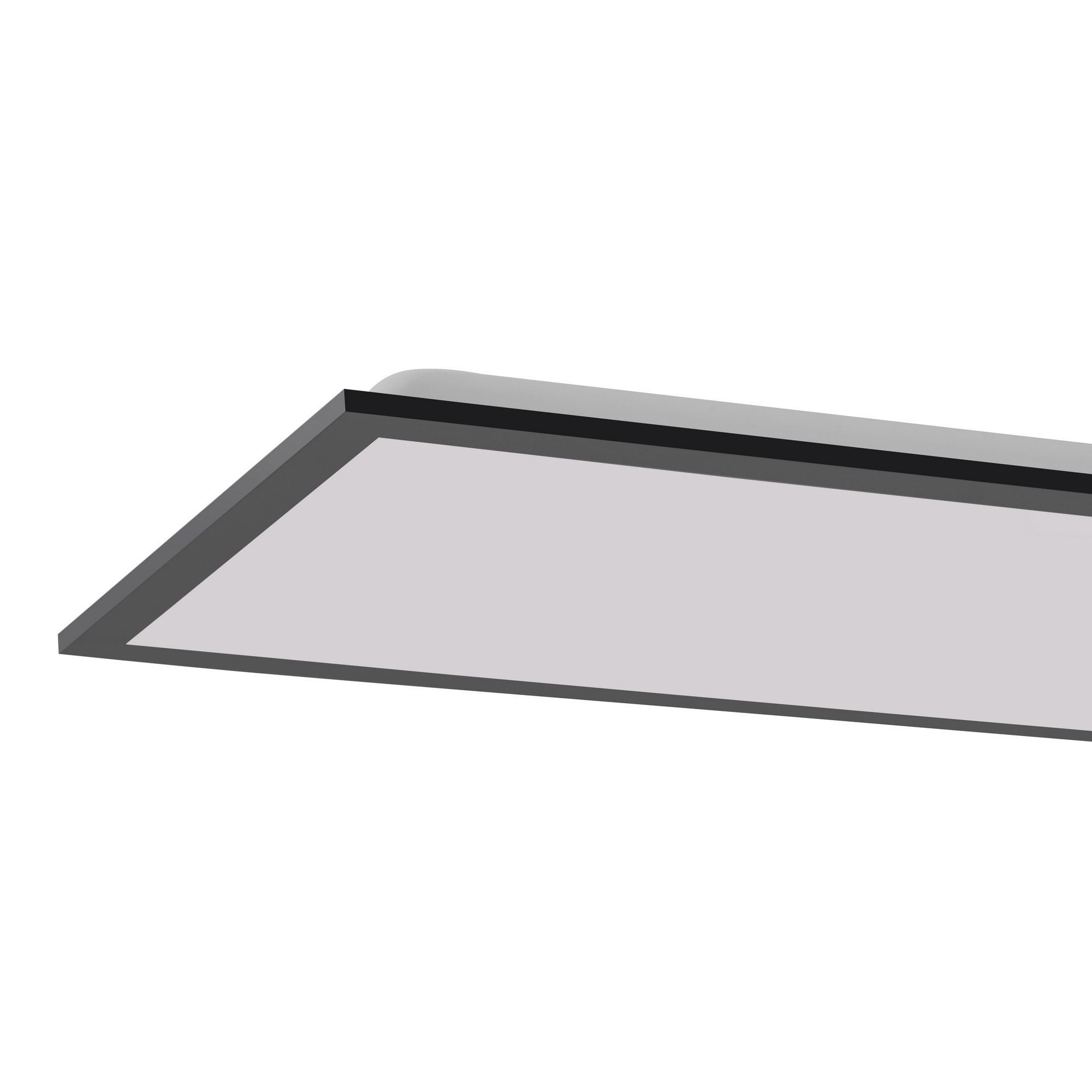 Deckenleuchte 'FLAT' schwarz/weiß 29,5 x 6,6 x 119,5 cm, inkl. IR-Fernbedienung + product picture