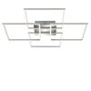 LED-Deckenleuchte 'Frame' dimmbar 57 W 4800 lm warmweiß 72,4 x 8 x 72,4 cm