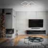LED-Deckenleuchte 'Frame' dimmbar 57 W 4800 lm warmweiß 72,4 x 8 x 72,4 cm